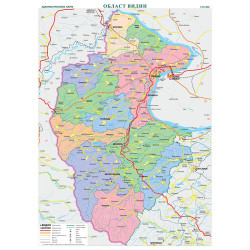 Област Видин, стенна карта