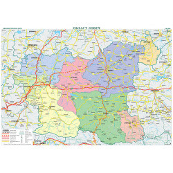 Област Ловеч, стенна карта