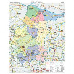 Област Враца, стенна карта