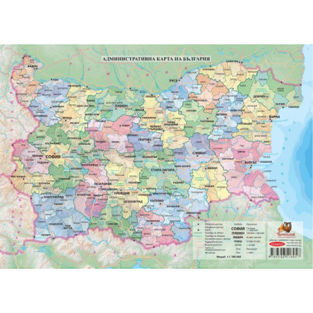 България. Административна карта