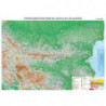 България. Природногеографска стенна карта